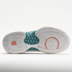 K-Swiss Hypercourt Express 2 Women's Blanc De Blanc/Nile Blue/Desert -On Running || BROOKS || Hoka Sales Store 117153 4