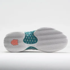 K-Swiss Hypercourt Express 2 Clay Women's Blanc De Blanc/Nile Blue/Des -On Running || BROOKS || Hoka Sales Store 117156 4