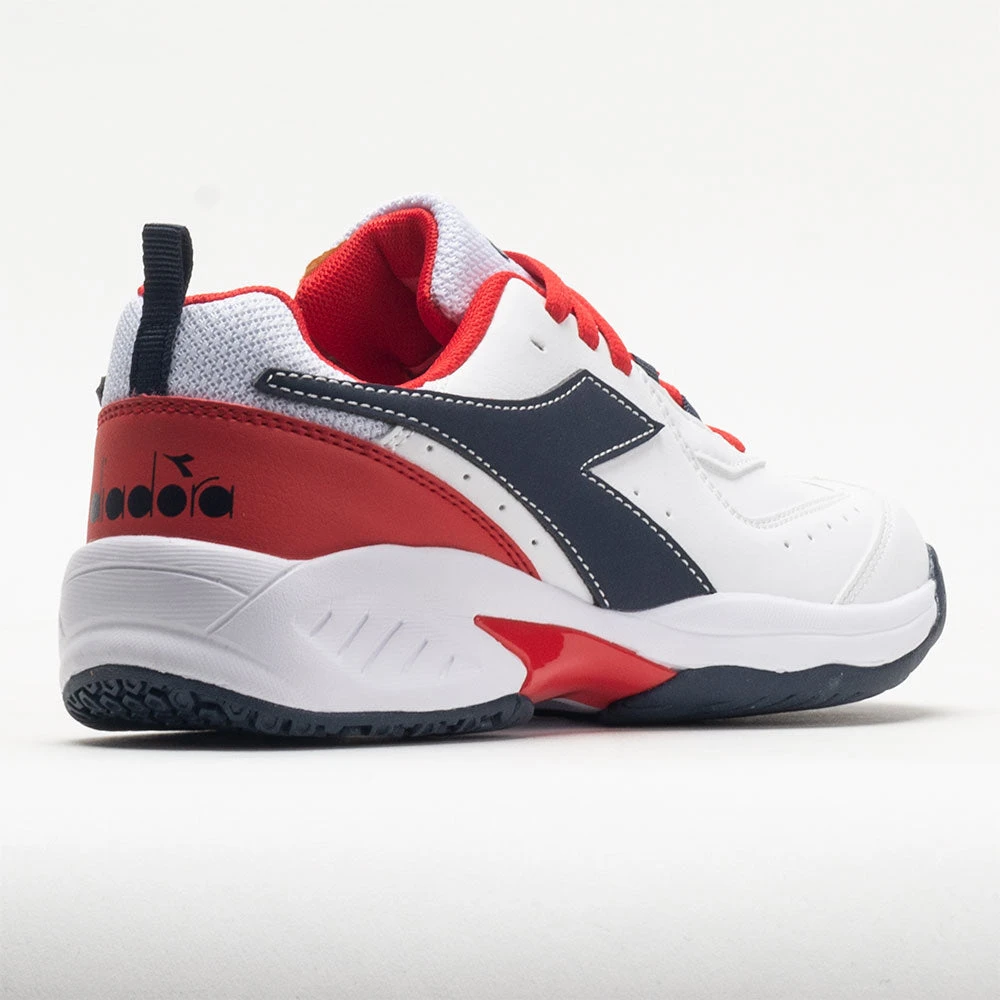 Diadora Challenge 5 SL Junior White/Blue Corsair/Fiery Red 6 Diadora Challenge 5 SL Junior White/Blue Corsair/Fiery Red - Image 6