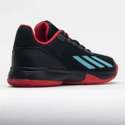 Adidas CourtFlash Junior Black/Preloved Blue/Better Scarlet -On Running || BROOKS || Hoka Sales Store 121368 6