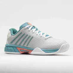 K-Swiss Hypercourt Express 2 Junior Blanc De Blanc/Nile Blue/Desert -On Running || BROOKS || Hoka Sales Store 121383 5