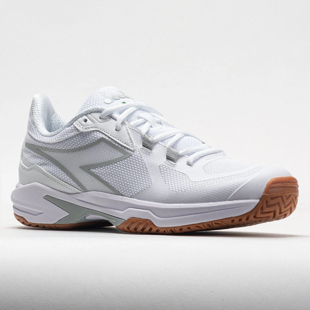 Diadora Trofeo 2 Indoor Men's White/Silver 5 Diadora Trofeo 2 Indoor Men's White/Silver - Image 5