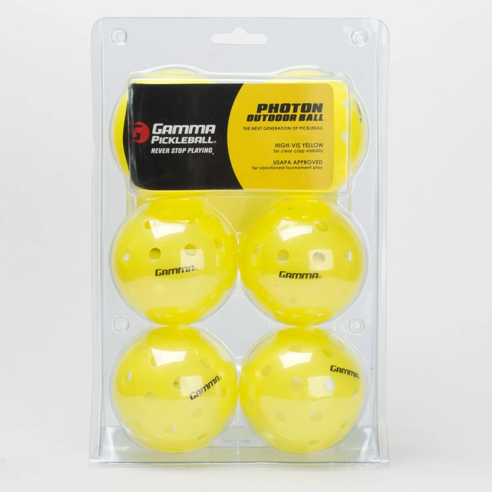 Gamma Photon Outdoor Pickleball 6 Pack 1 Gamma Photon Outdoor Pickleball 6 Pack