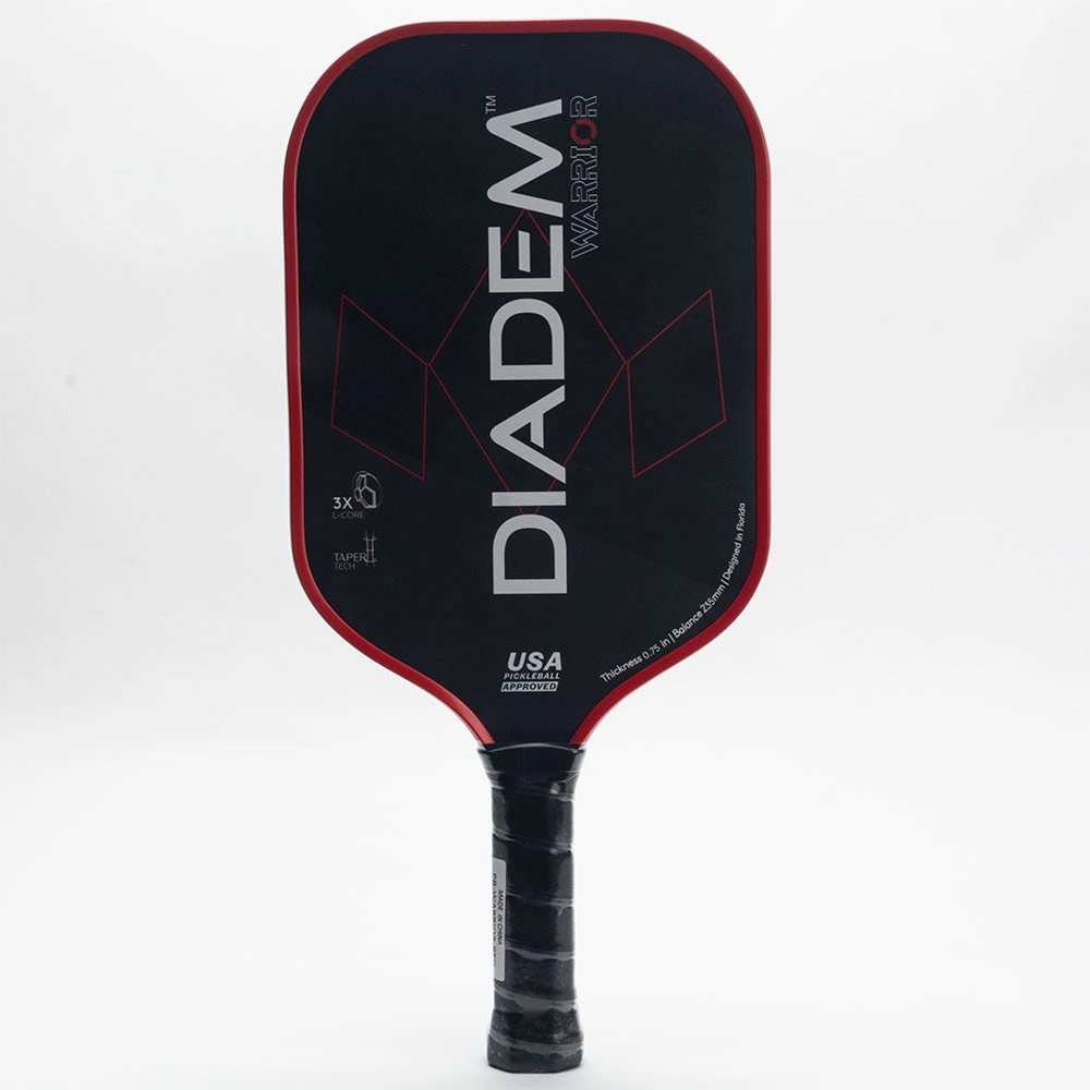 Diadem Warrior Pickleball Paddle Red 2 Diadem Warrior Pickleball Paddle Red - Image 2