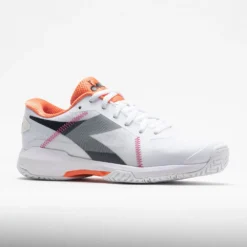 Diadora Trofeo AG Pickleball Women's White/Black/Vermillion Orange -On Running || BROOKS || Hoka Sales Store 370024 5