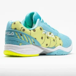 Fila Volley Zone Women's Bluefish/White/Safety Yellow -On Running || BROOKS || Hoka Sales Store 370036 6