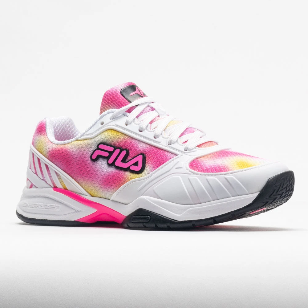 Fila Volley Zone Women's Tie-Dye Print White/Pink/Black 5 Fila Volley Zone Women's Tie-Dye Print White/Pink/Black - Image 5