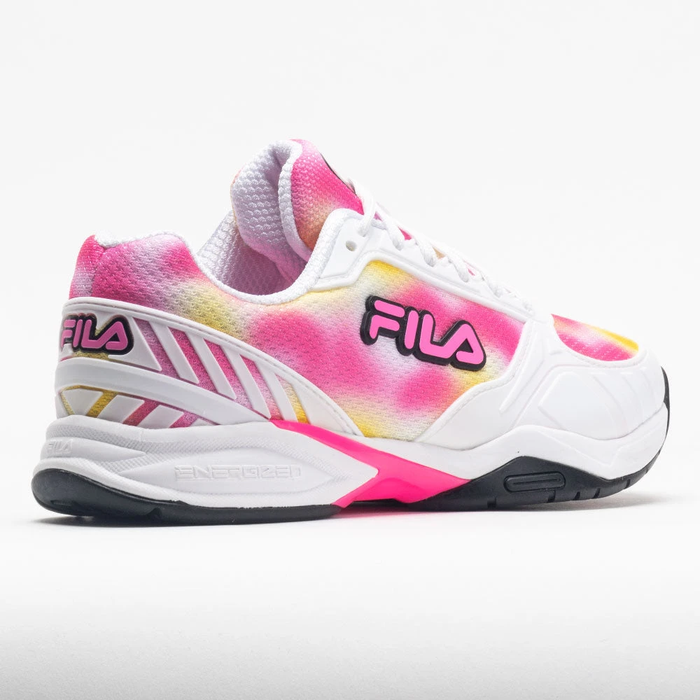 Fila Volley Zone Women's Tie-Dye Print White/Pink/Black 6 Fila Volley Zone Women's Tie-Dye Print White/Pink/Black - Image 6