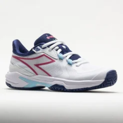 Diadora Trofeo 2 AG Pickleball Women's White/Blueprint/Pink Yarrow 10 Diadora Trofeo 2 AG Pickleball Women's White/Blueprint/Pink Yarrow -On Running || BROOKS || Hoka Sales Store 370081 5