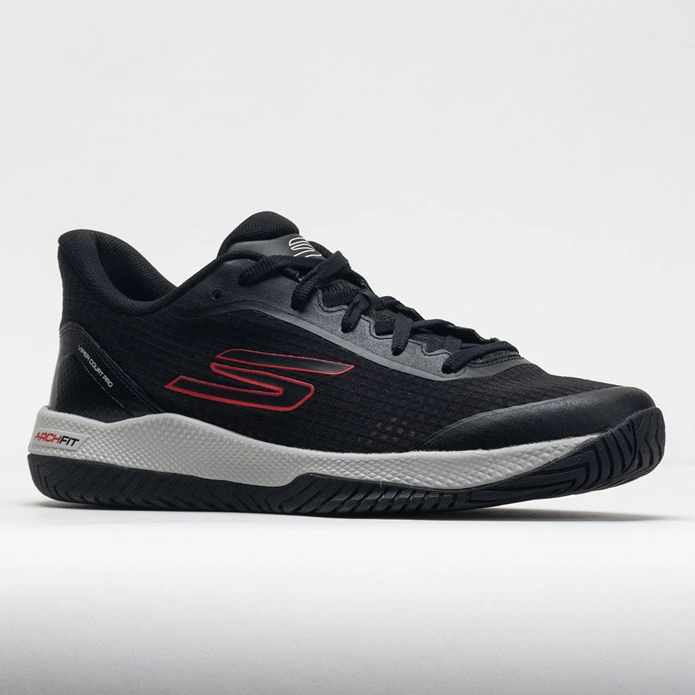 Skechers Viper Court Pro Men's Black/Red 5 Skechers Viper Court Pro Men's Black/Red - Image 5