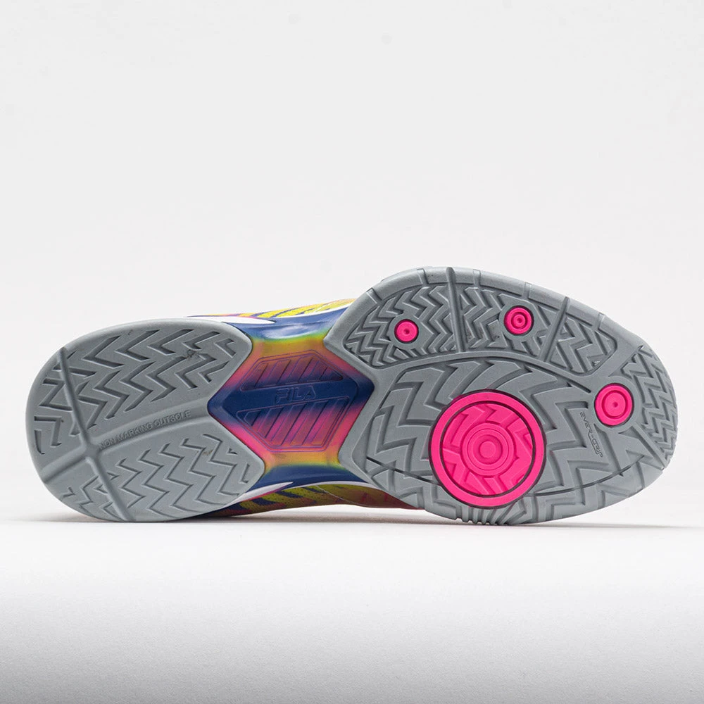 Fila Volley Zone PBF Women's White/Knockout Pink/Mazarine Blue 4 Fila Volley Zone PBF Women's White/Knockout Pink/Mazarine Blue - Image 4