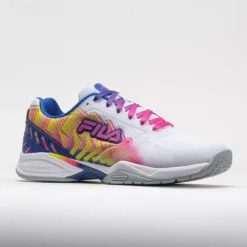 Fila Volley Zone PBF Women's White/Knockout Pink/Mazarine Blue 10 Fila Volley Zone PBF Women's White/Knockout Pink/Mazarine Blue -On Running || BROOKS || Hoka Sales Store 370107 5