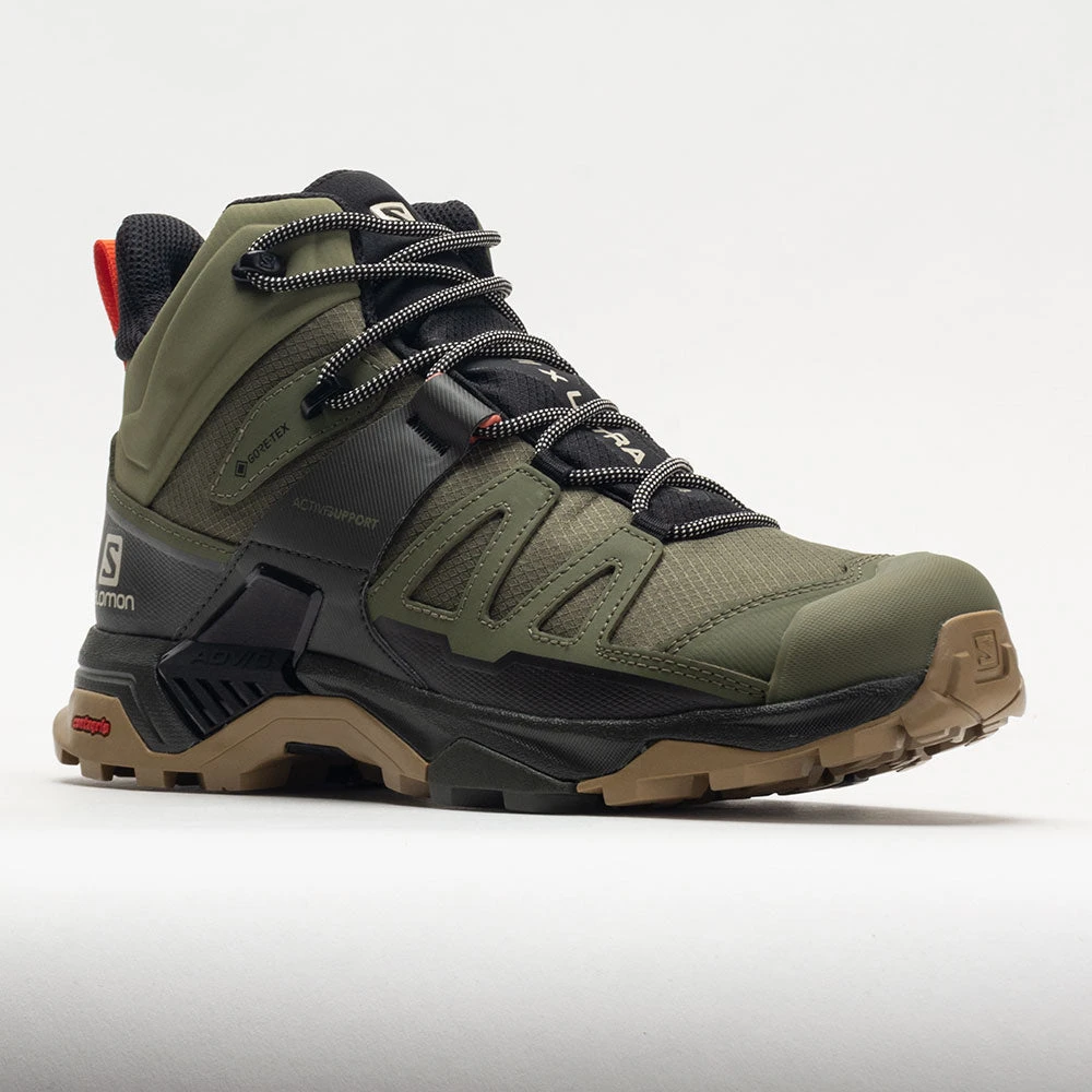 Salomon X Ultra 4 Mid GTX Men's Deep Lichen Green/Peat/Kelp 5 Salomon X Ultra 4 Mid GTX Men's Deep Lichen Green/Peat/Kelp - Image 5