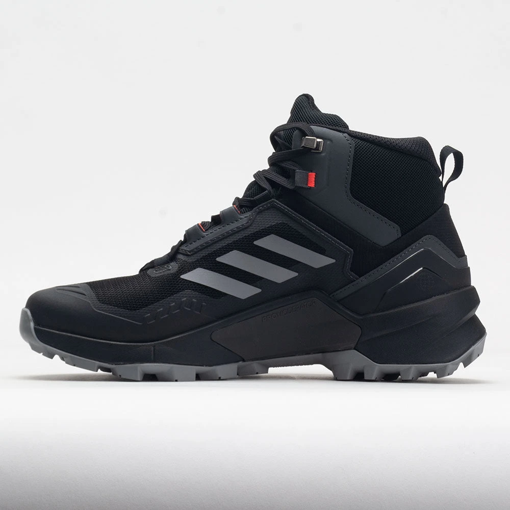Adidas Terrex Swift R3 Mid GTX Men's Black/Grey/Solar Red 2 Adidas Terrex Swift R3 Mid GTX Men's Black/Grey/Solar Red - Image 2