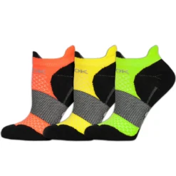 Fitsok F4 Tech No Show Socks 3 Pack -On Running || BROOKS || Hoka Sales Store 650781 777 1