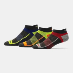 Saucony Inferno No Show Tab Socks 3 Pack -On Running || BROOKS || Hoka Sales Store 650965 076 1