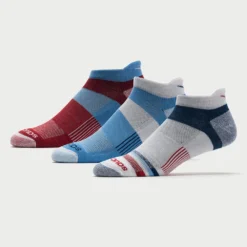 Saucony Inferno No Show Tab Socks 3 Pack -On Running || BROOKS || Hoka Sales Store 650965 465 1