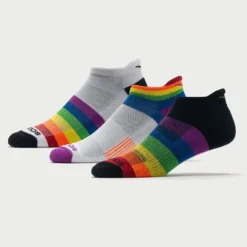 Saucony Inferno No Show Tab Socks 3 Pack -On Running || BROOKS || Hoka Sales Store 650965 905 1