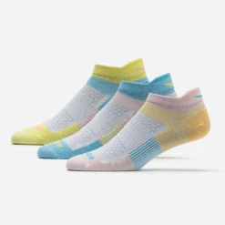 Saucony Inferno Ultralight No Show Socks 3 Pack -On Running || BROOKS || Hoka Sales Store 651194 630 1