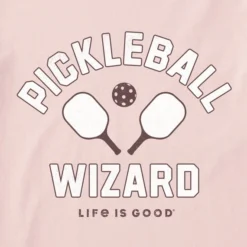 Life Is Good Pickleball Wizard Tee Women's -On Running || BROOKS || Hoka Sales Store 700629 755 2