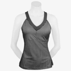 Fila Ruffles & Stripes Stripe Halter Tank Women's