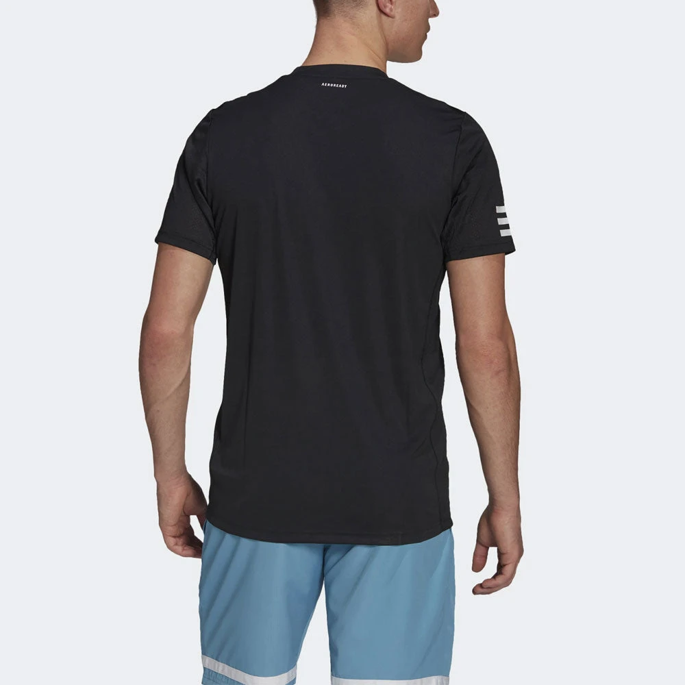 Adidas Club 3-Stripe T-Shirt Men's 4 Adidas Club 3-Stripe T-Shirt Men's - Image 4