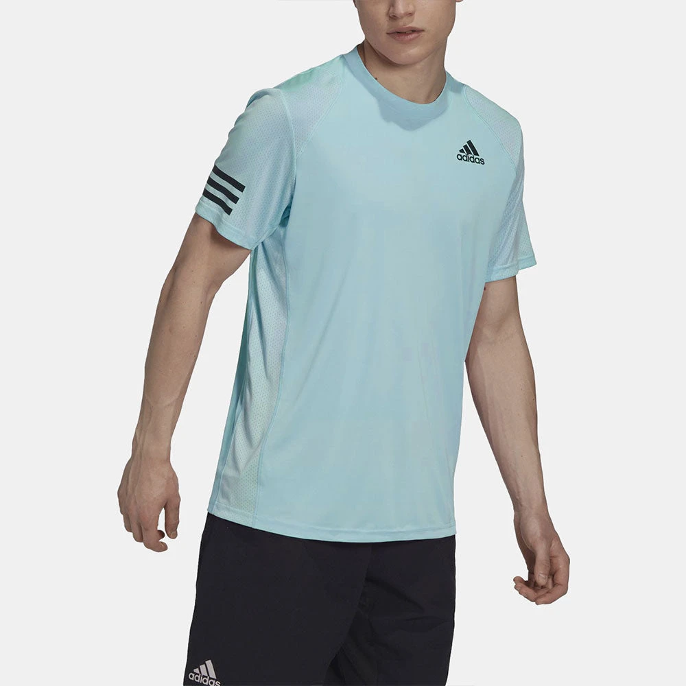 Adidas Club 3-Stripe T-Shirt Men's 7 Adidas Club 3-Stripe T-Shirt Men's - Image 7