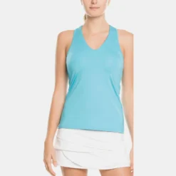 Lucky In Love V-Neck Tank With Bra Women's -On Running || BROOKS || Hoka Sales Store 758068 410 1