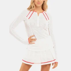 Lucky In Love The Whites Raglan Zip Long Sleeve Women's -On Running || BROOKS || Hoka Sales Store 758074 166 1