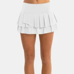 Lucky In Love Wavy Pleat Tier Skirt Women's -On Running || BROOKS || Hoka Sales Store 758083 110 1