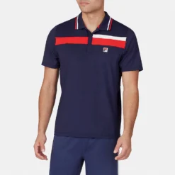 Fila Heritage Essentials Short Sleeve Tennis Polo Men's -On Running || BROOKS || Hoka Sales Store 758220 412 1